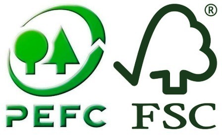 Wat betekenen de PEFC- en FSC-labels ?